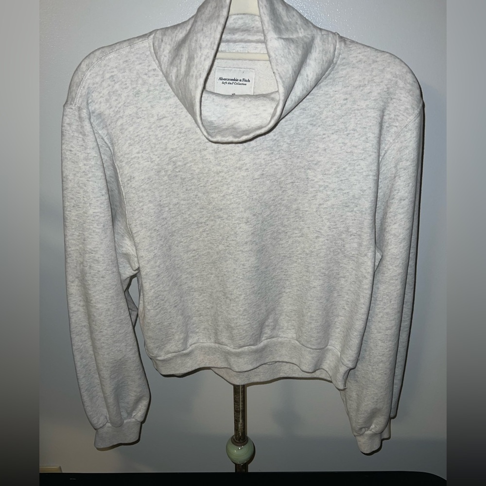 ABERCROMBIE *SOFT A&F COLLECTION* COWL NECK SWEATSHIRT